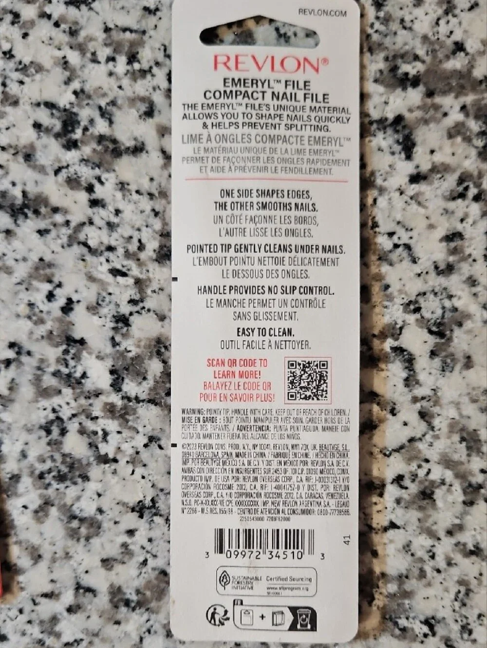 2× Revlon Emeryl File New